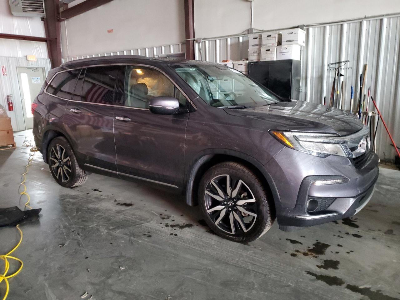 2019 Honda Pilot VIN 5FNYF6H05KB021052 Copart auction photo, side damage thumbnail 4