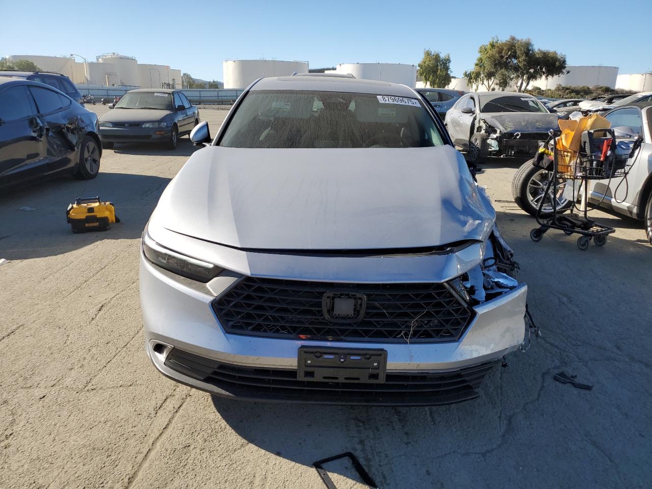 2024 Honda Accord VIN 1HGCY1F38RA055222 Copart auction photo, all over damage thumbnail 5