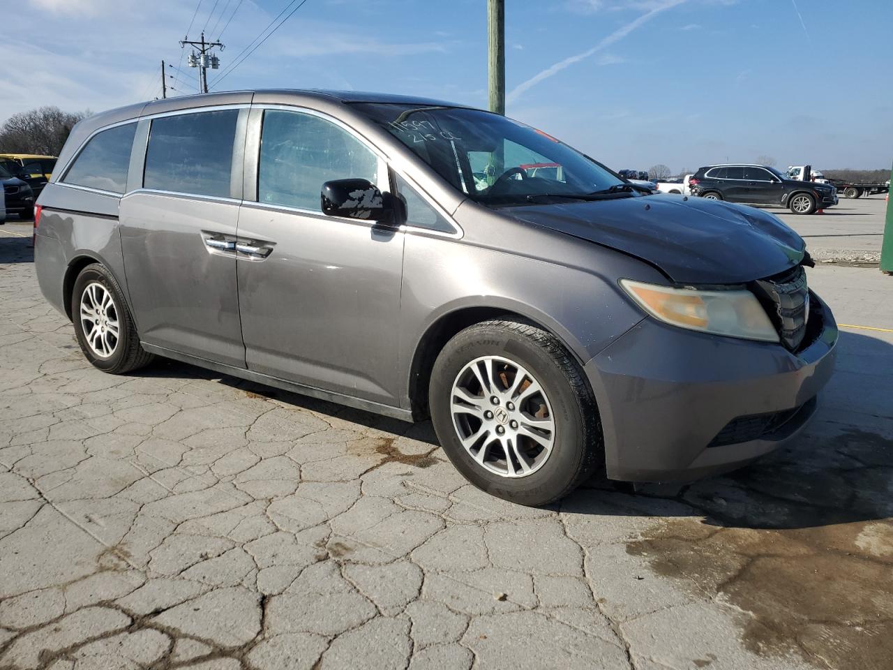 2011 Honda Odyssey VIN 5FNRL5H68BB072105 Copart auction photo, front end damage thumbnail 4