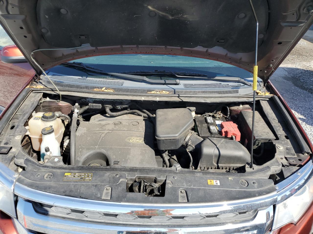 2014 Ford Edge VIN 2FMDK3JCXEBA89101 Copart auction photo, side damage thumbnail 12