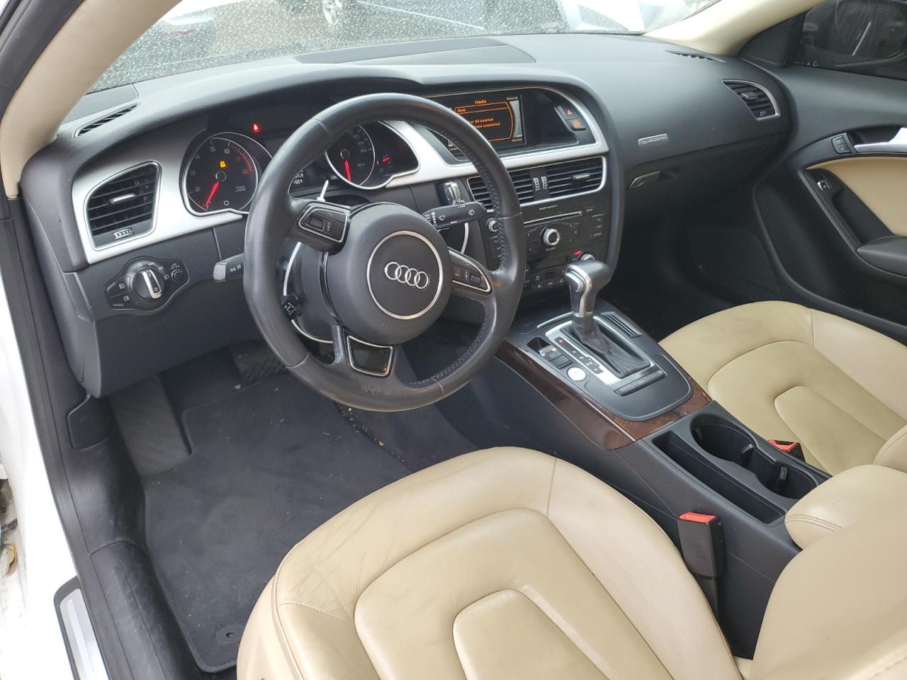 2016 Audi A5 VIN WAUD2AFR0GA010553 Copart auction photo, front end / side damage thumbnail 8