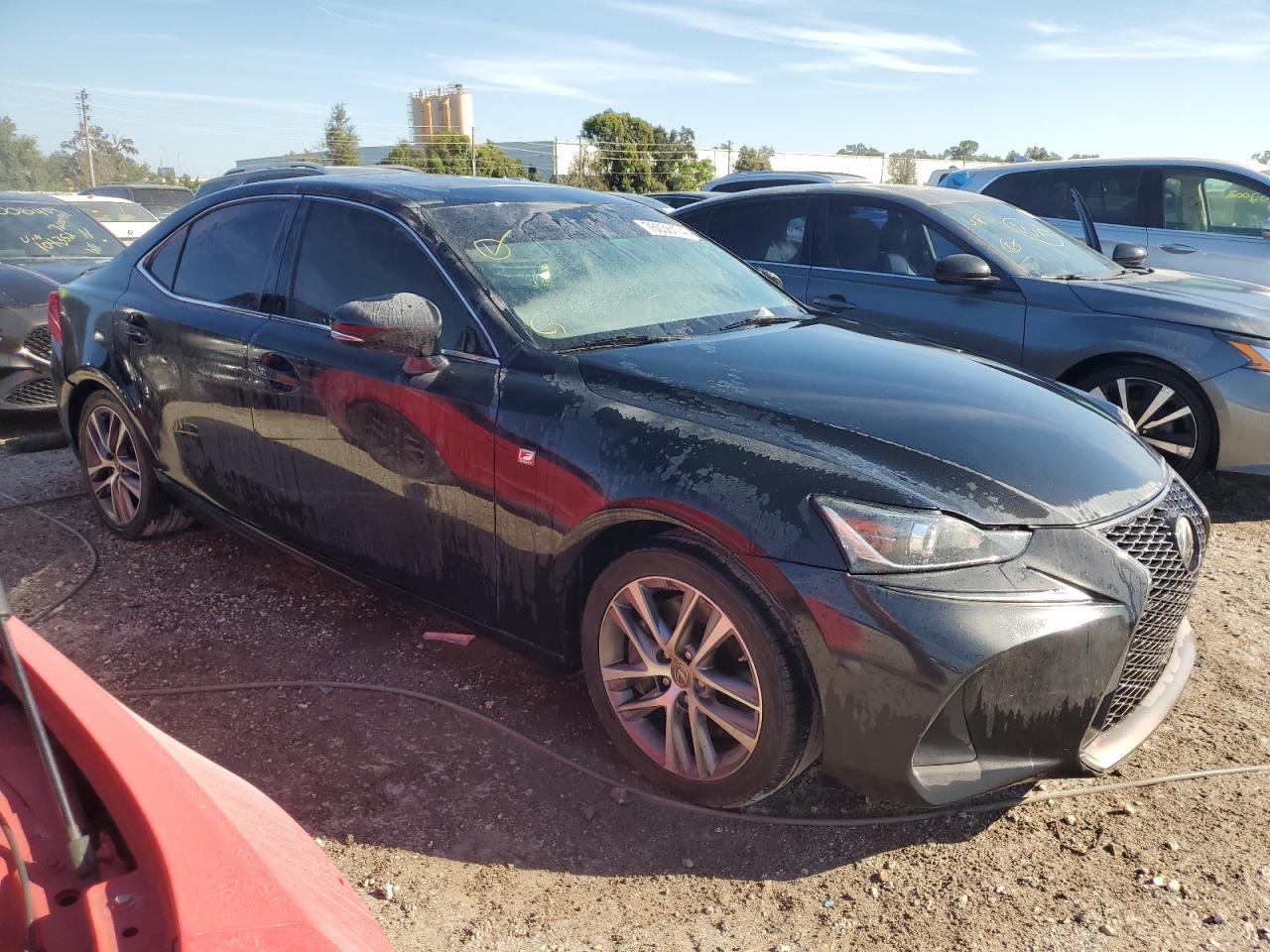 2018 Lexus IS VIN JTHBA1D2XJ5070308 Copart auction photo, water/flood damage thumbnail 4