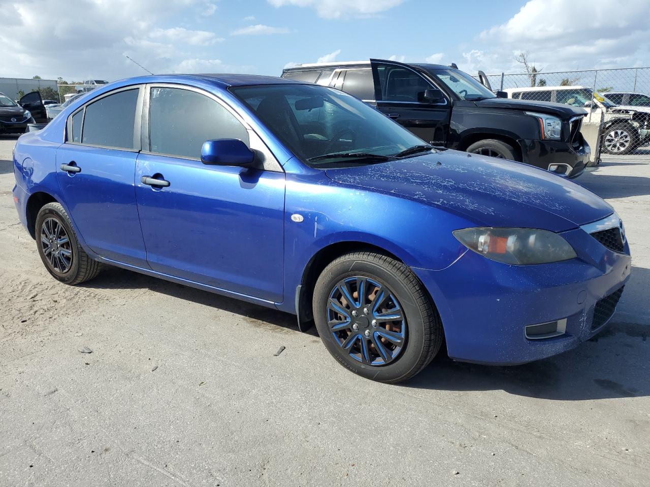 2008 Mazda 3 VIN JM1BK32F381827874 Copart auction photo, normal wear damage thumbnail 4