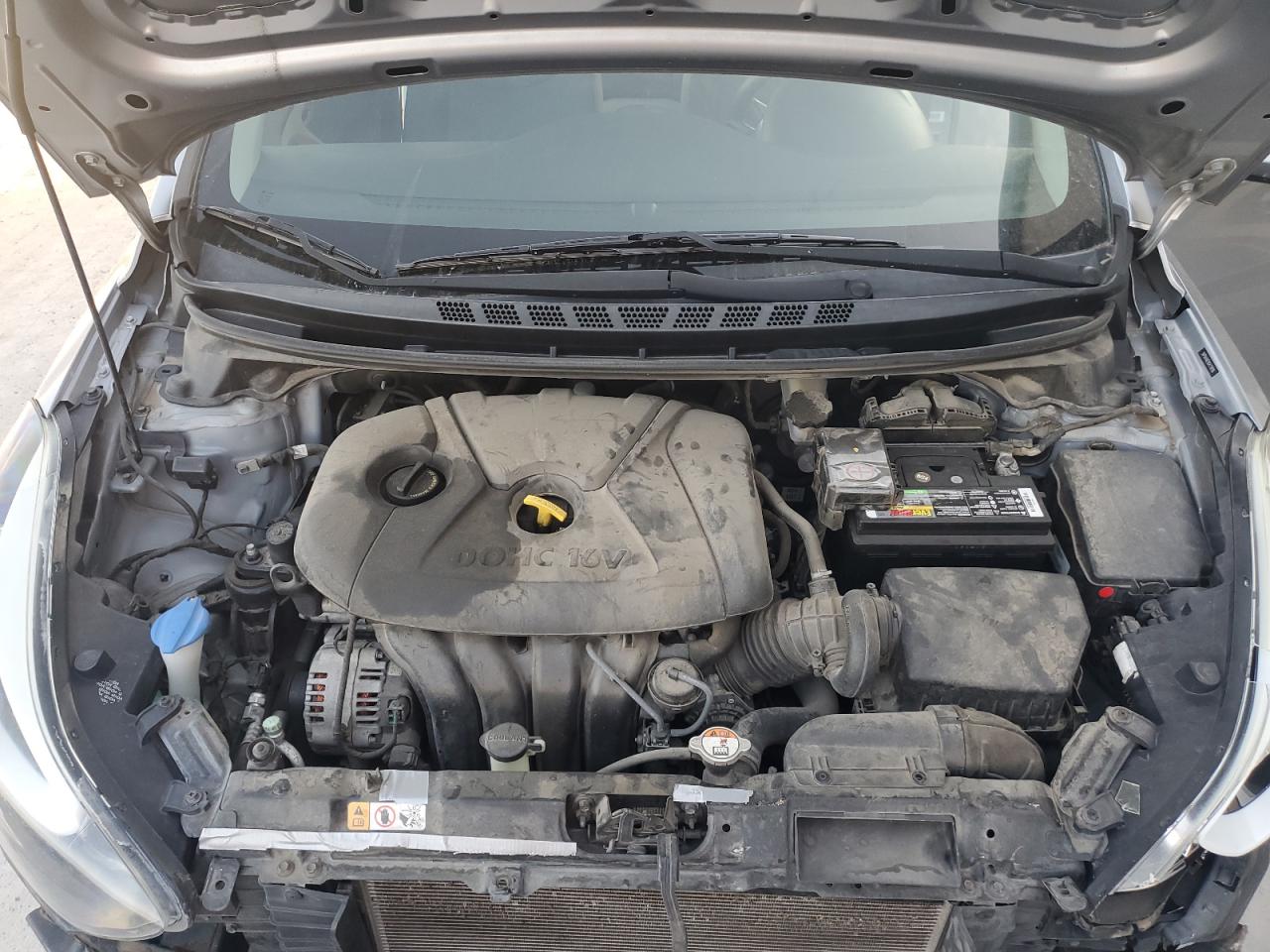 2016 Hyundai Elantra VIN 5NPDH4AE9GH739196 Copart auction photo, side damage thumbnail 11