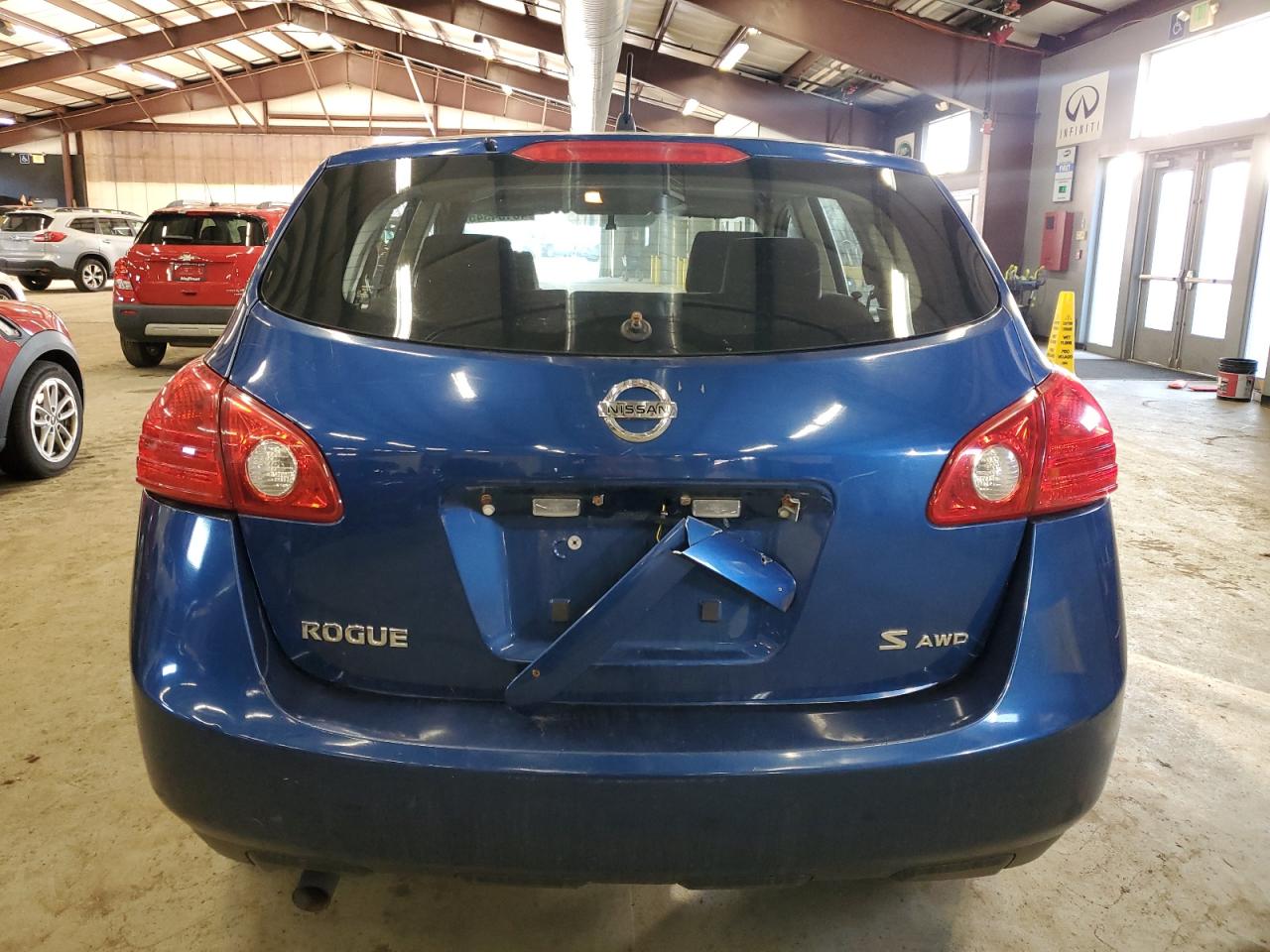 2008 Nissan Rogue VIN JN8AS58V58W132292 Copart auction photo, vandalism / rear end damage thumbnail 6