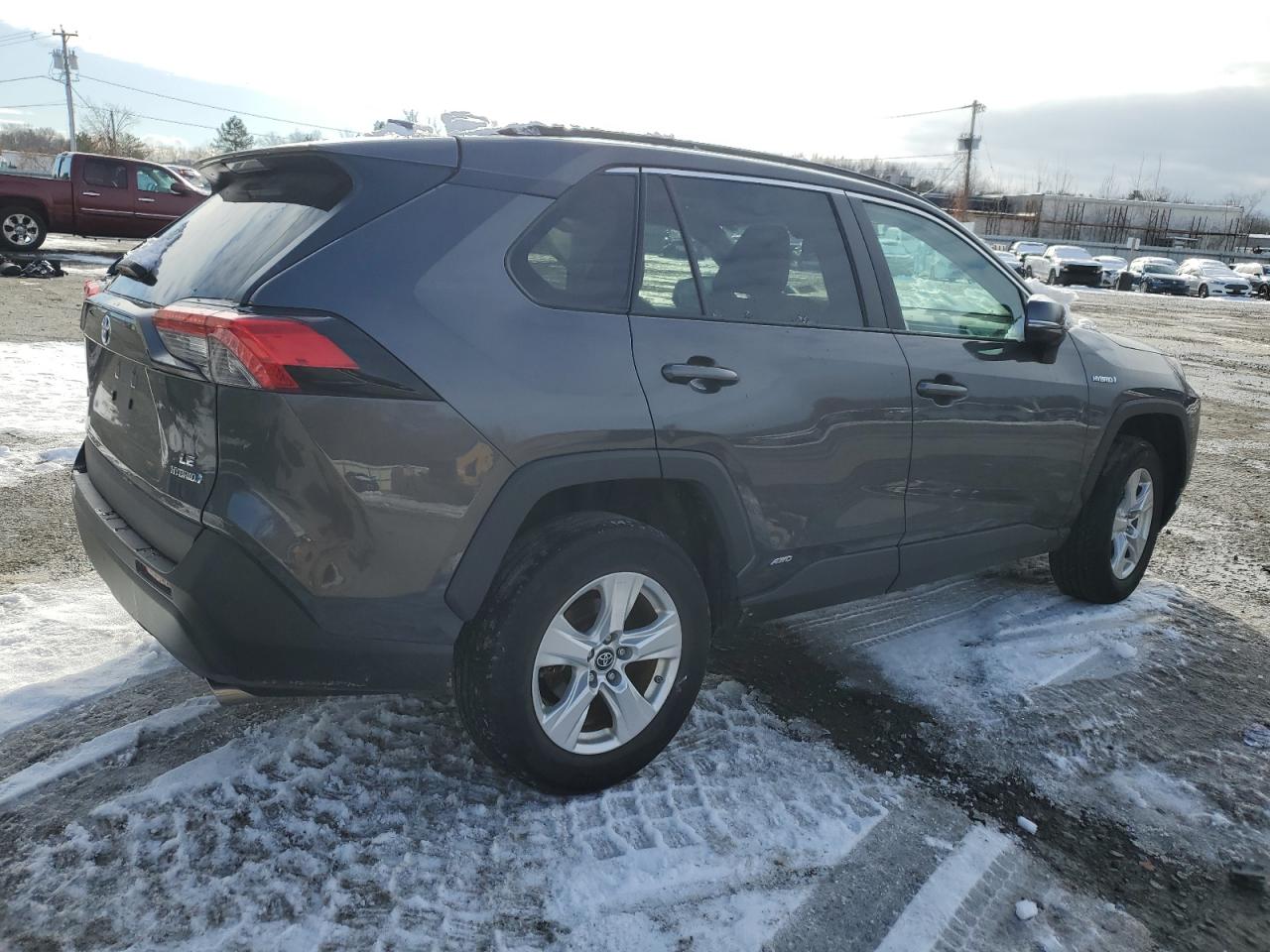 2020 Toyota RAV 4 VIN 2T3MWRFV8LW086584 Copart auction photo, undercarriage / side damage thumbnail 3