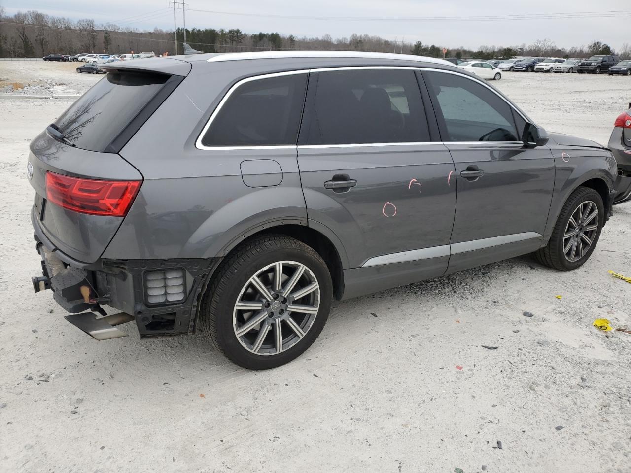 2019 Audi Q7 VIN WA1LAAF73KD011729 Copart auction photo, all over damage thumbnail 3