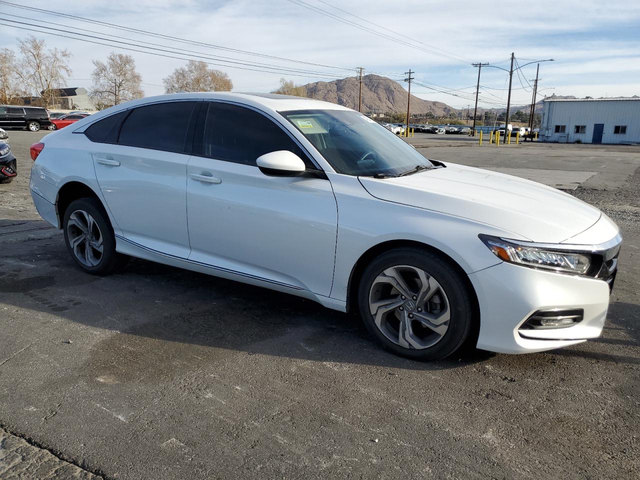 2020 Honda Accord VIN 1HGCV1F41LA125586 Copart auction photo, side / rear end damage thumbnail 4