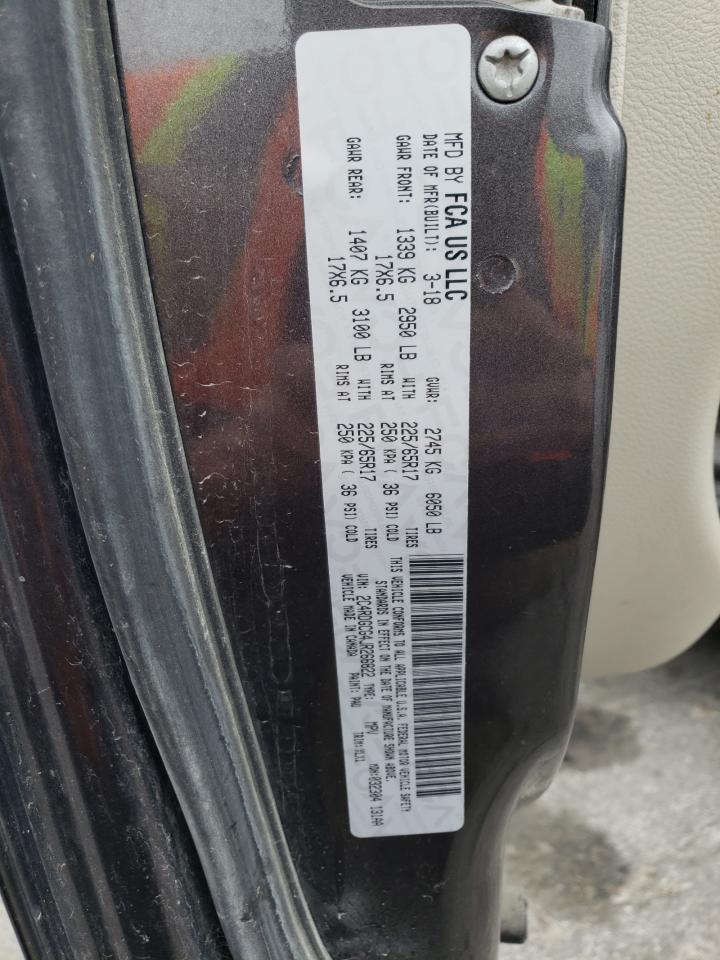 2018 Dodge Caravan VIN 2C4RDGCG4JR266822 Copart auction photo, front end / minor dent/scratches damage thumbnail 13
