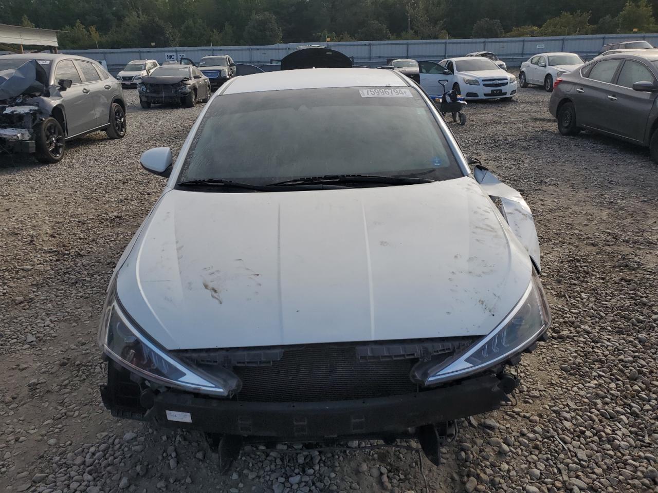 2020 Hyundai Elantra VIN 5NPD84LF3LH539074 Copart auction photo, front end damage thumbnail 5