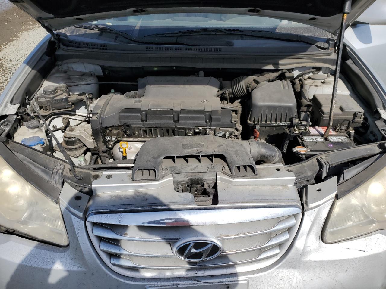 2010 Hyundai Elantra VIN KMHDU4AD6AU962937 Copart auction photo, front end damage thumbnail 11