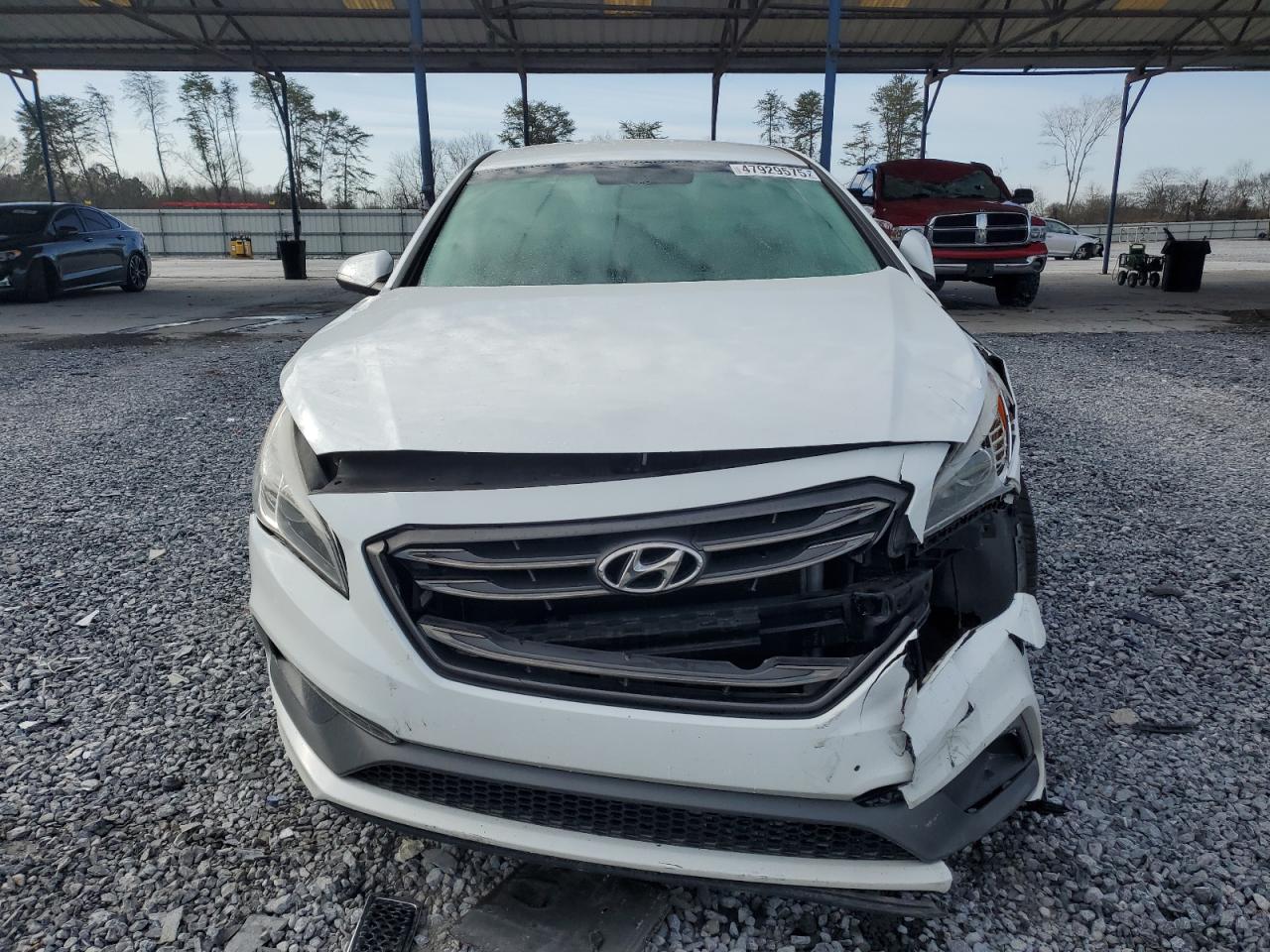 2015 Hyundai Sonata VIN 5NPE34AF7FH150366 Copart auction photo, front end / minor dent/scratches damage thumbnail 5