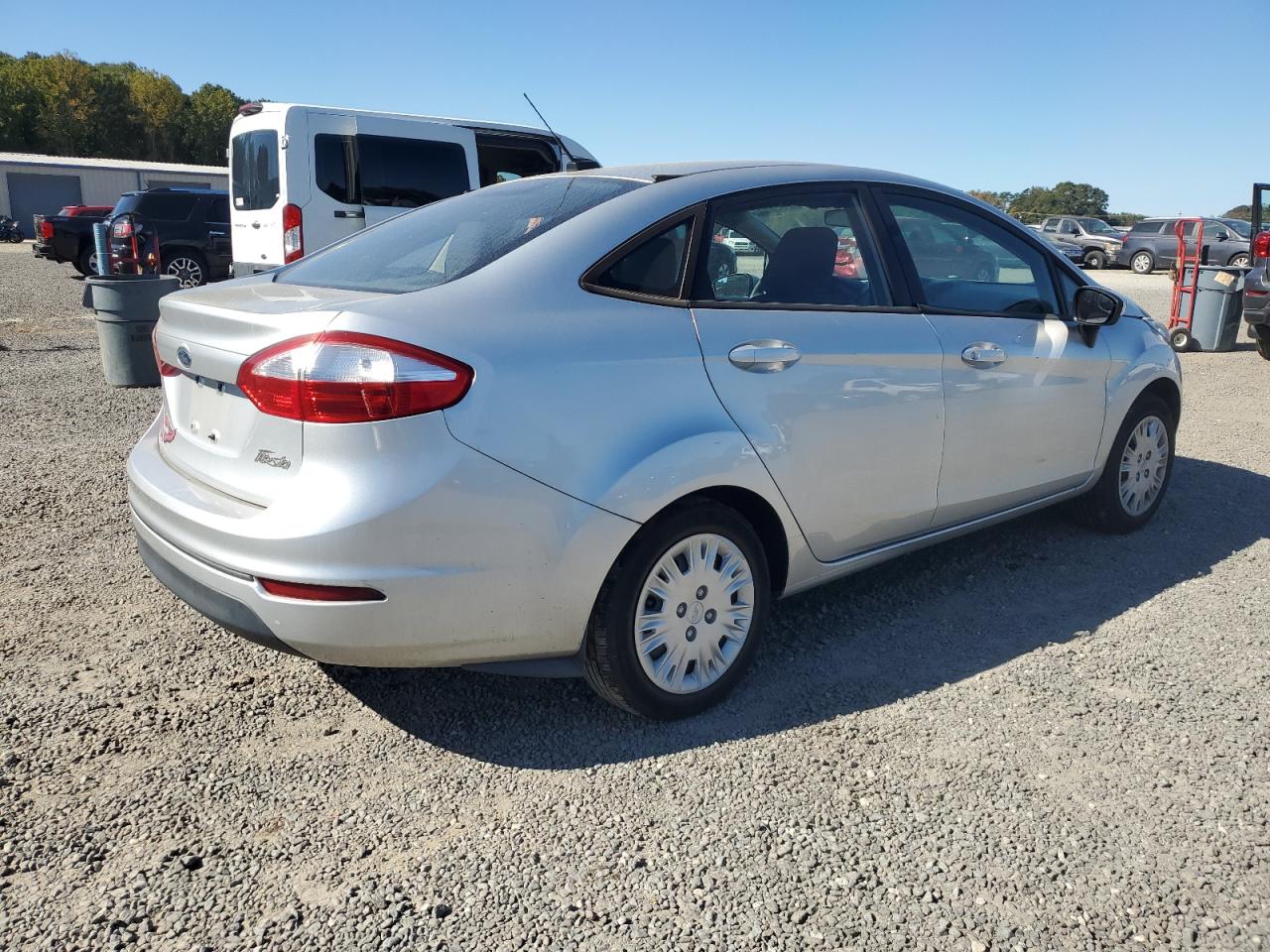 2015 Ford Fiesta VIN 3FADP4AJ9FM104476 Copart auction photo, side damage thumbnail 3