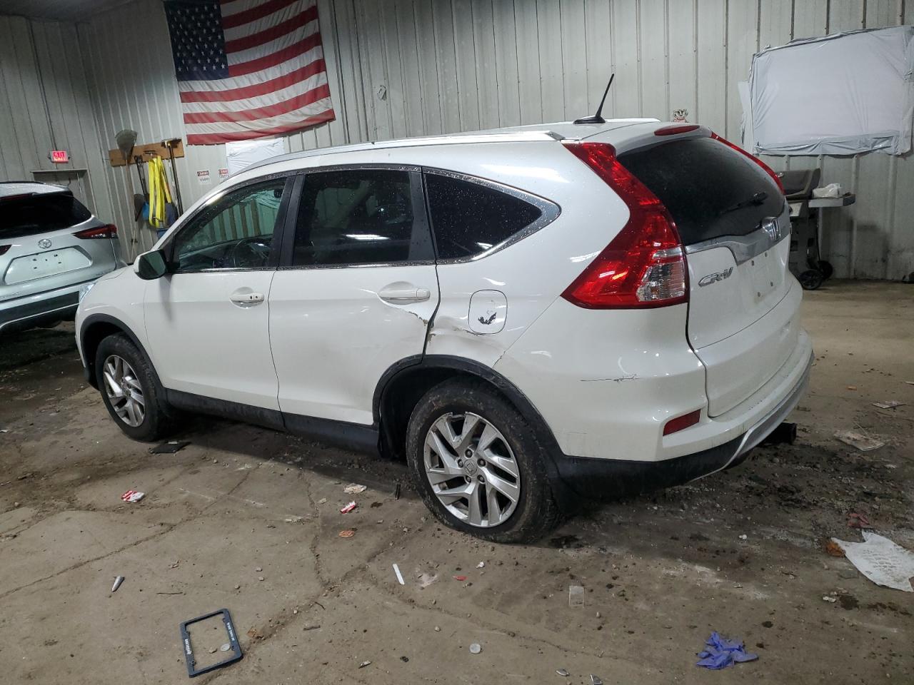 2016 Honda CR-V VIN 5J6RM4H76GL115256 Copart auction photo, rear end / side damage thumbnail 2