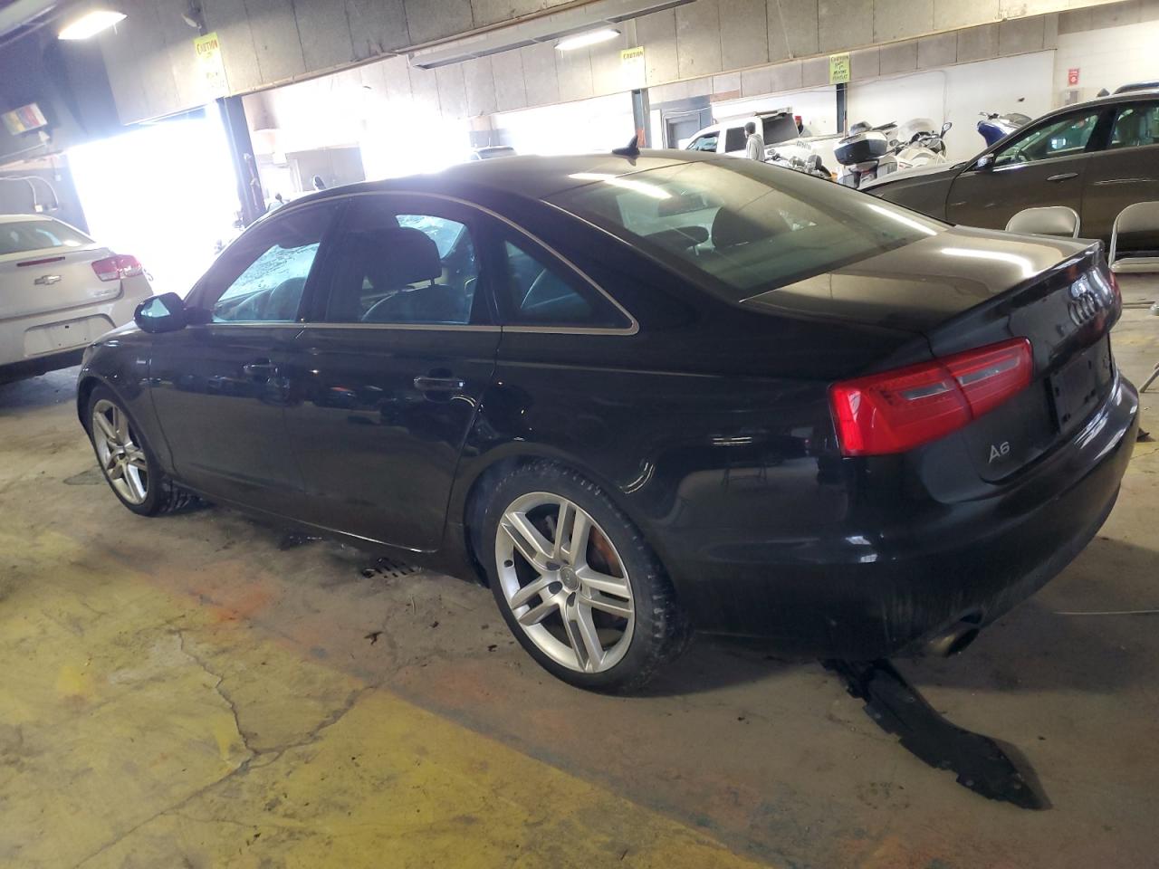 2014 Audi A6 VIN WAUFGAFC8EN090308 Copart auction photo, front end / mechanical damage thumbnail 2