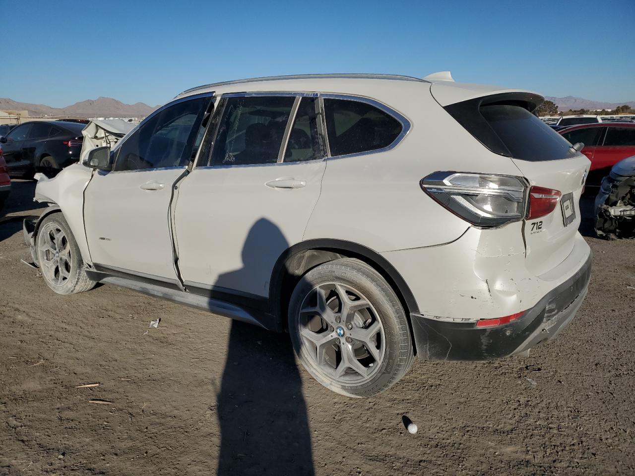 2018 BMW X1 VIN WBXHT3C36J5K21286 Copart auction photo, front end / rear end damage thumbnail 2