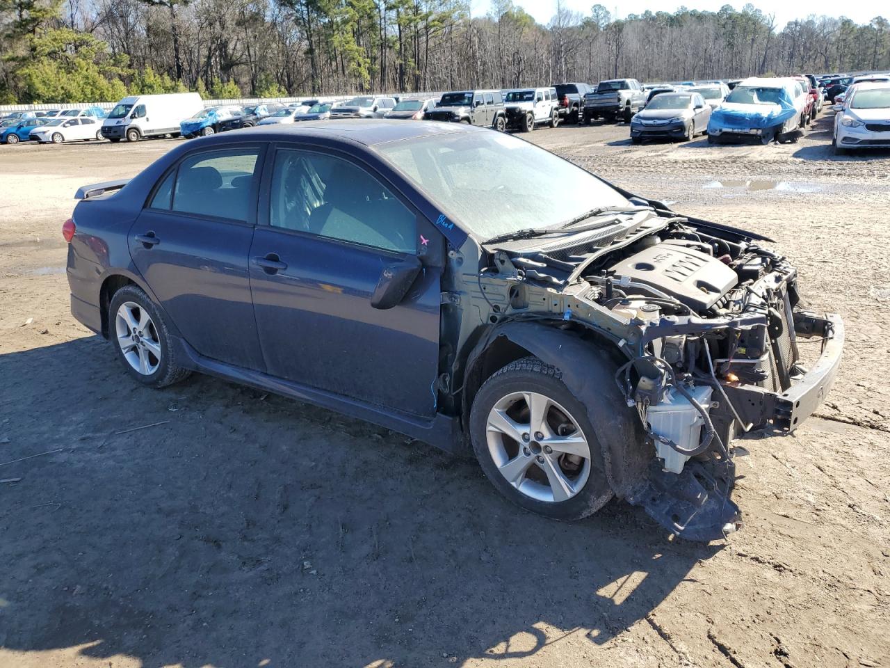 2011 Toyota Corolla VIN 2T1BU4EE0BC694349 Copart auction photo, front end damage thumbnail 4