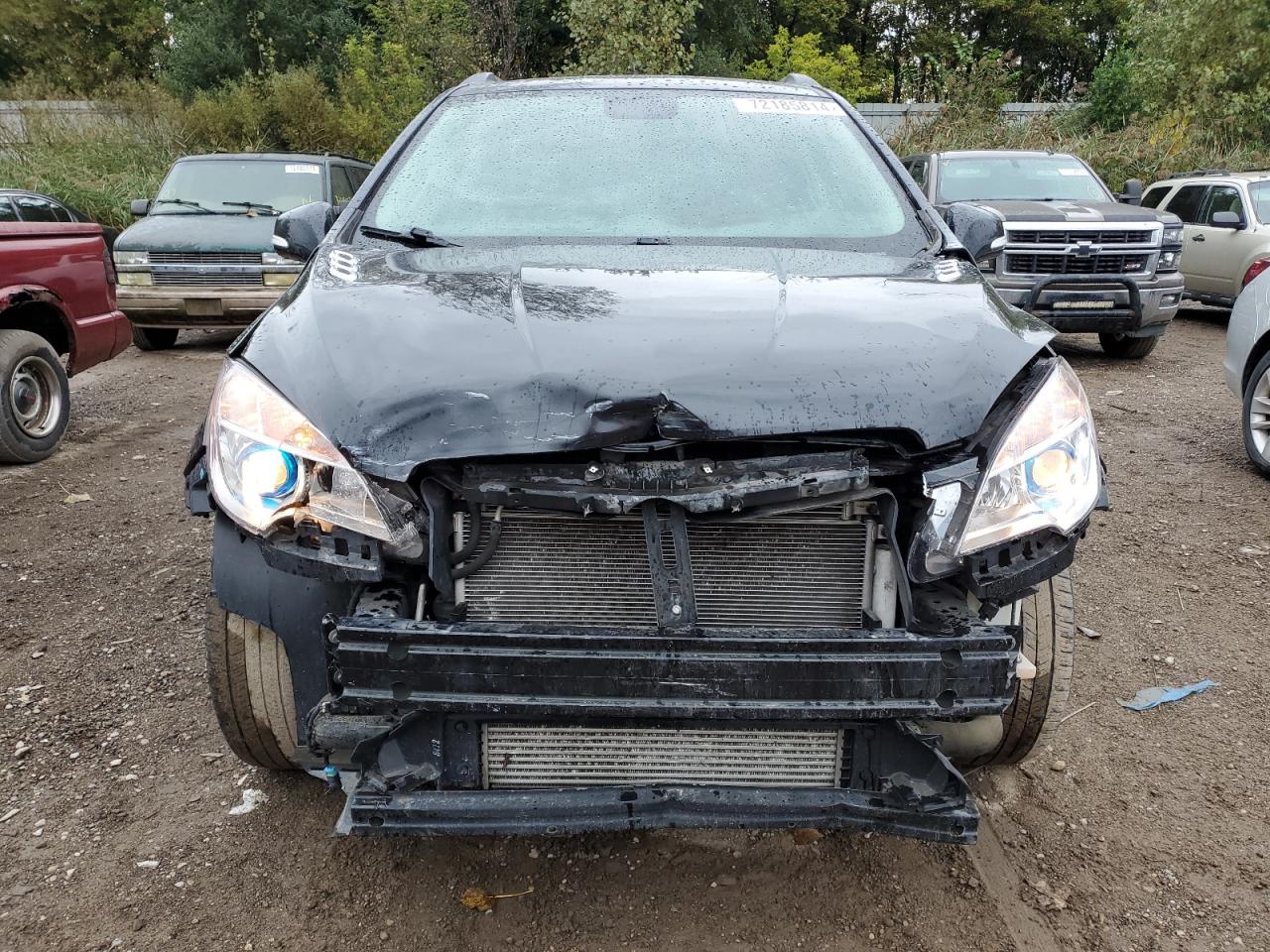 2014 Buick Encore VIN KL4CJGSB5EB634699 Copart auction photo, front end / side damage thumbnail 5