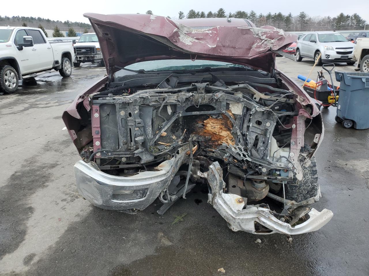 2014 Chevrolet Silverado VIN 1GCVKREC9EZ192447 Copart auction photo, front end damage thumbnail 5