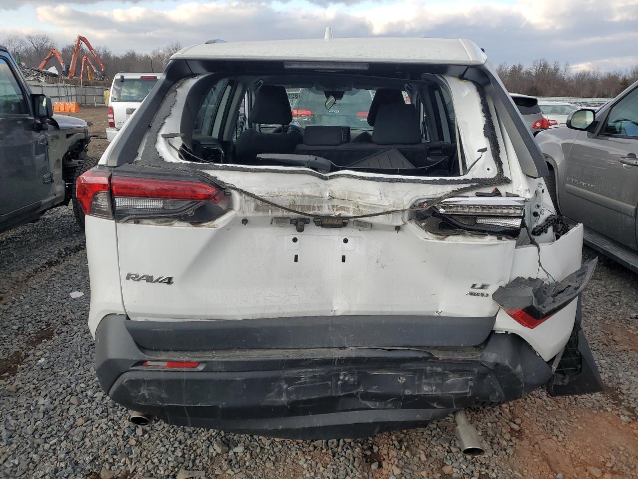 2021 Toyota RAV 4 VIN 2T3F1RFV2MC155473 Copart auction photo, rear end / front end damage thumbnail 6