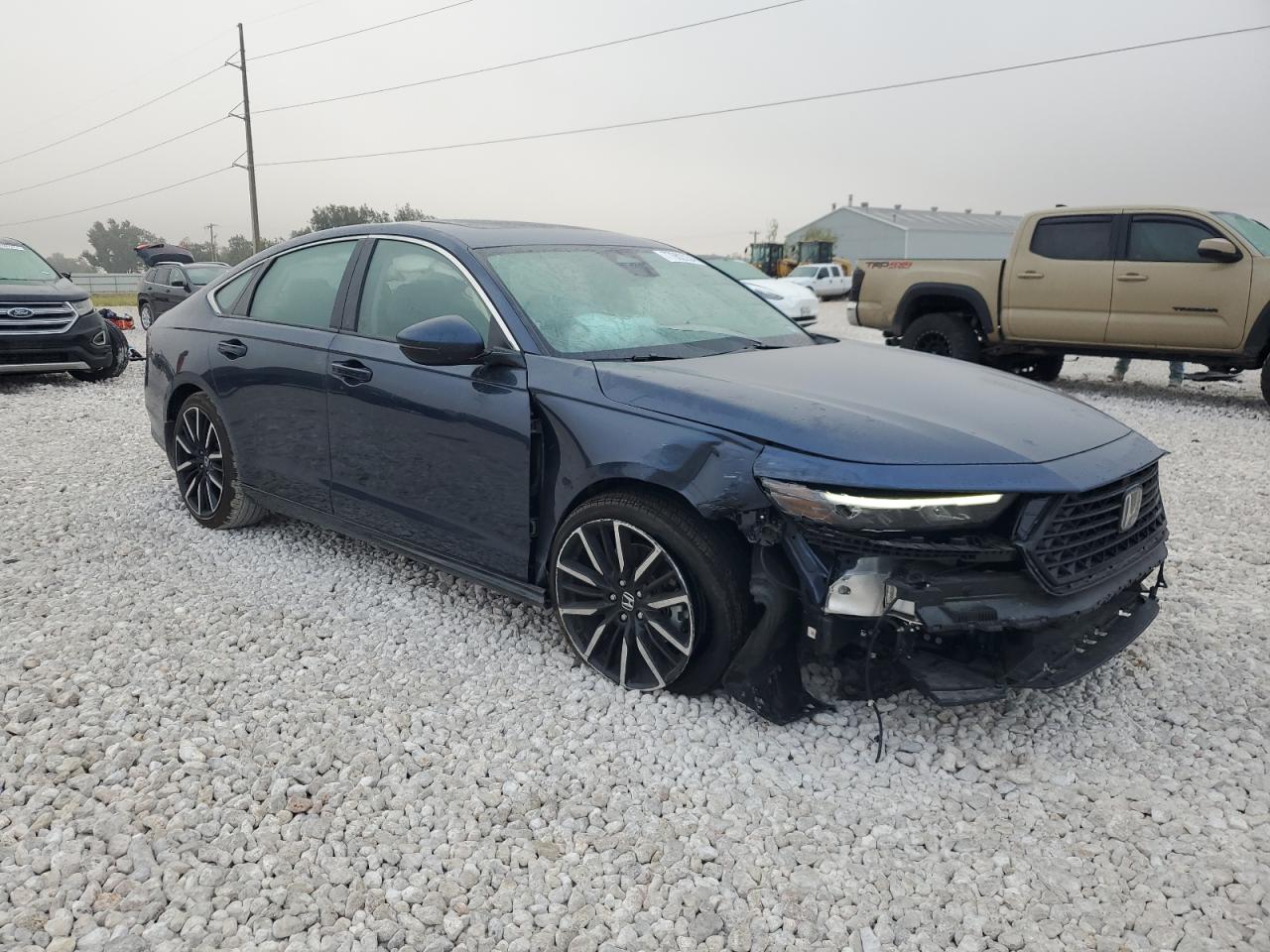 2024 Honda Accord VIN 1HGCY2F89RA017385 Copart auction photo, front end / side damage thumbnail 4