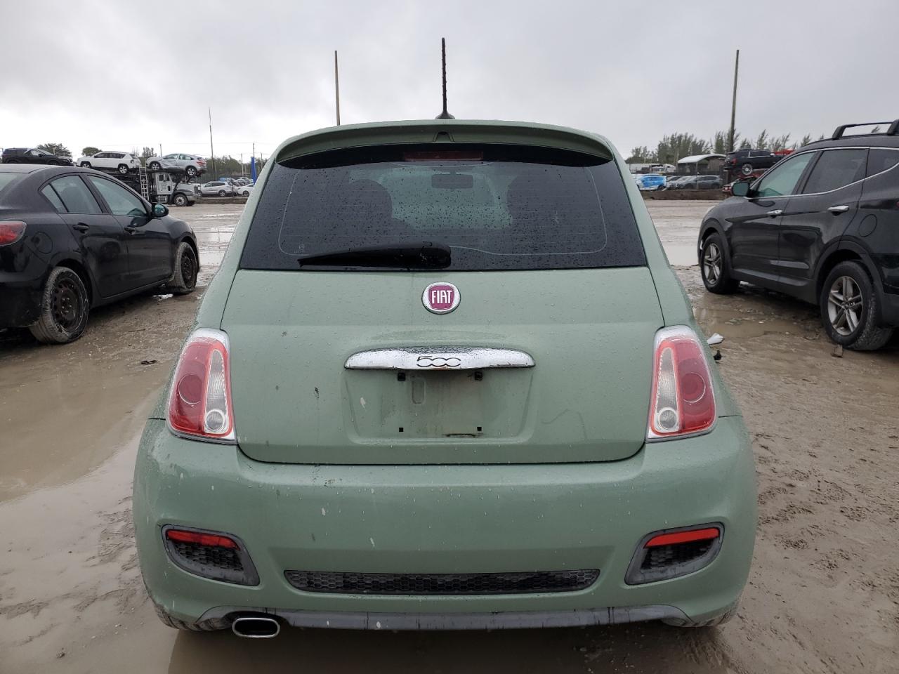2012 Fiat 500 VIN 3C3CFFBR9CT110342 Copart auction photo, front end / minor dent/scratches damage thumbnail 6