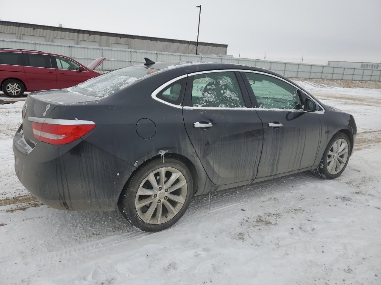 2013 Buick Verano VIN 1G4PP5SK6D4136584 Copart auction photo, front end / side damage thumbnail 3