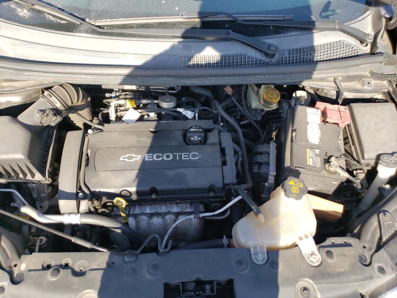 2015 Chevrolet Sonic VIN 1G1JC5SH0F4135162 Copart auction photo, frame damage / side damage thumbnail 12