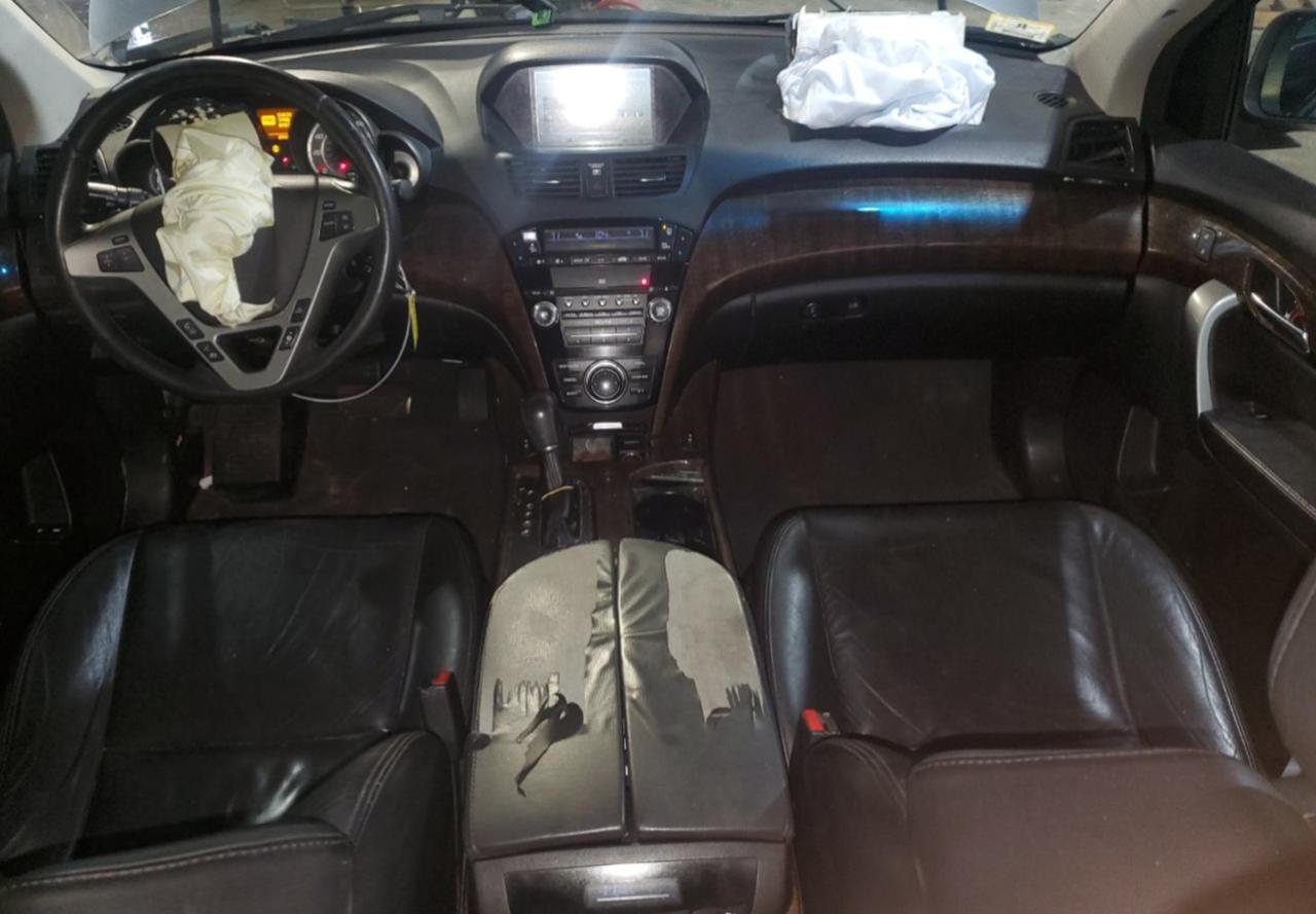 2010 Acura MDX VIN 2HNYD2H69AH512763 Copart auction photo, front end damage thumbnail 8