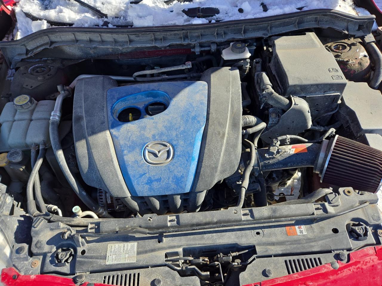 2013 Mazda 3 VIN JM1BL1L75D1711384 Copart auction photo, front end damage thumbnail 11
