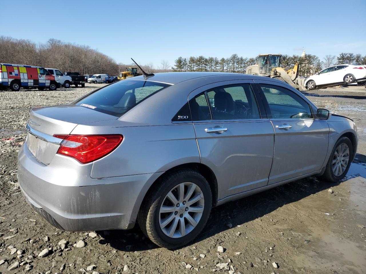 2014 Chrysler 200 VIN 1C3CCBCG9EN134965 Copart auction photo, front end damage thumbnail 3
