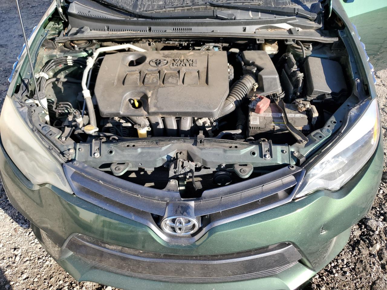2015 Toyota Corolla VIN 2T1BPRHE4FC325452 Copart auction photo, rear end / front end damage thumbnail 11