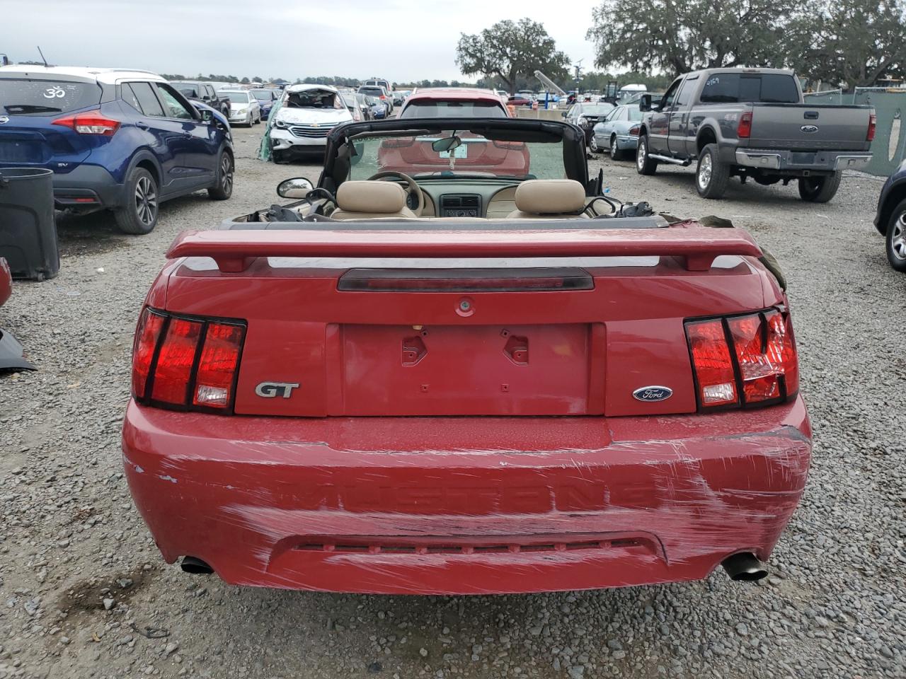 2003 Ford Mustang VIN 1FAFP45XX3F332392 Copart auction photo, all over damage thumbnail 6