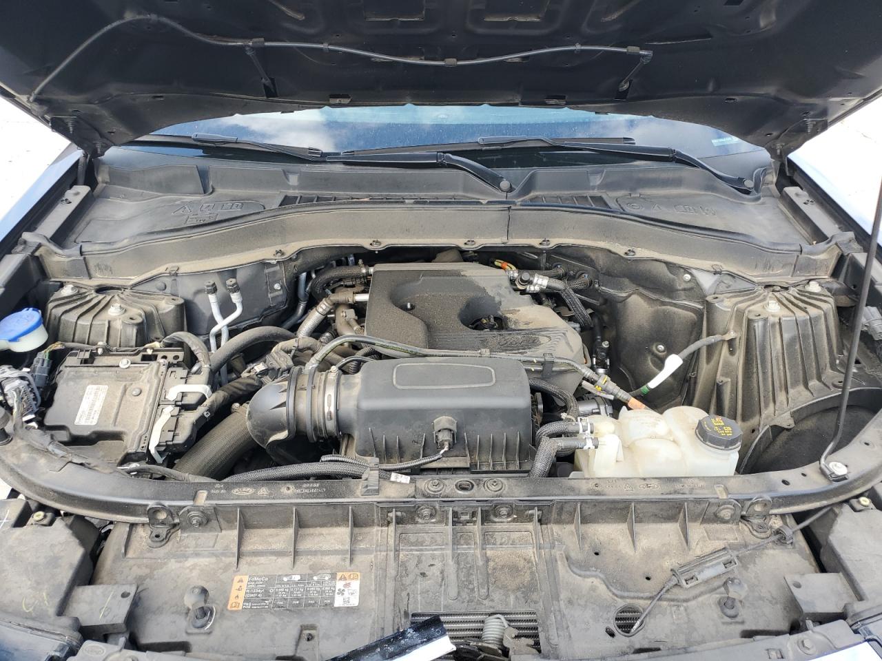 2020 Ford Explorer VIN 1FMSK7DH9LGC73666 Copart auction photo, side / front end damage thumbnail 13