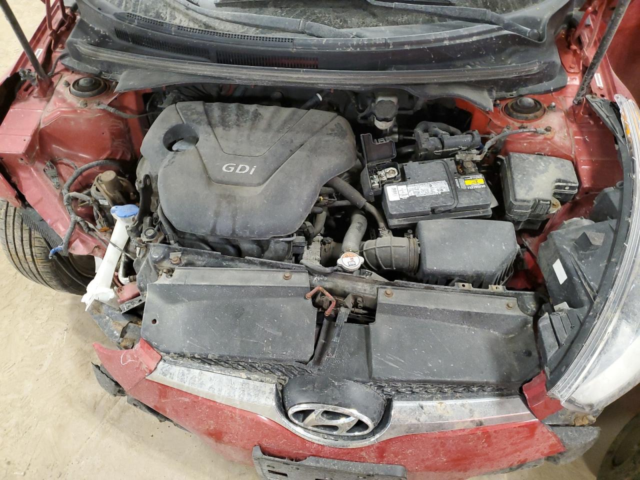 2014 Hyundai Veloster VIN KMHTC6AD4EU190387 Copart auction photo, front end damage thumbnail 12