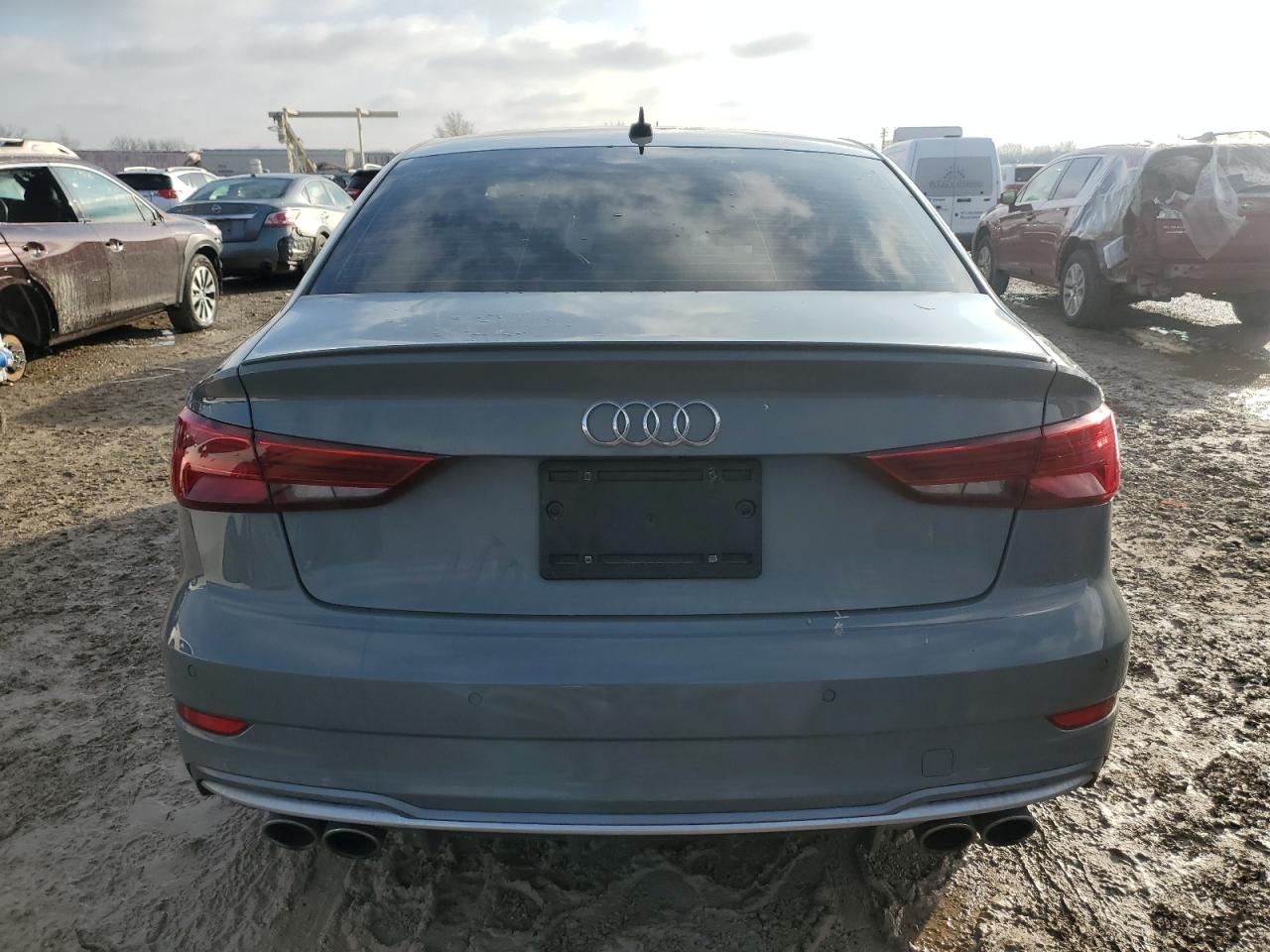 2020 Audi S3 VIN WAUB1GFF9LA004537 Copart auction photo, front end / undercarriage damage thumbnail 6