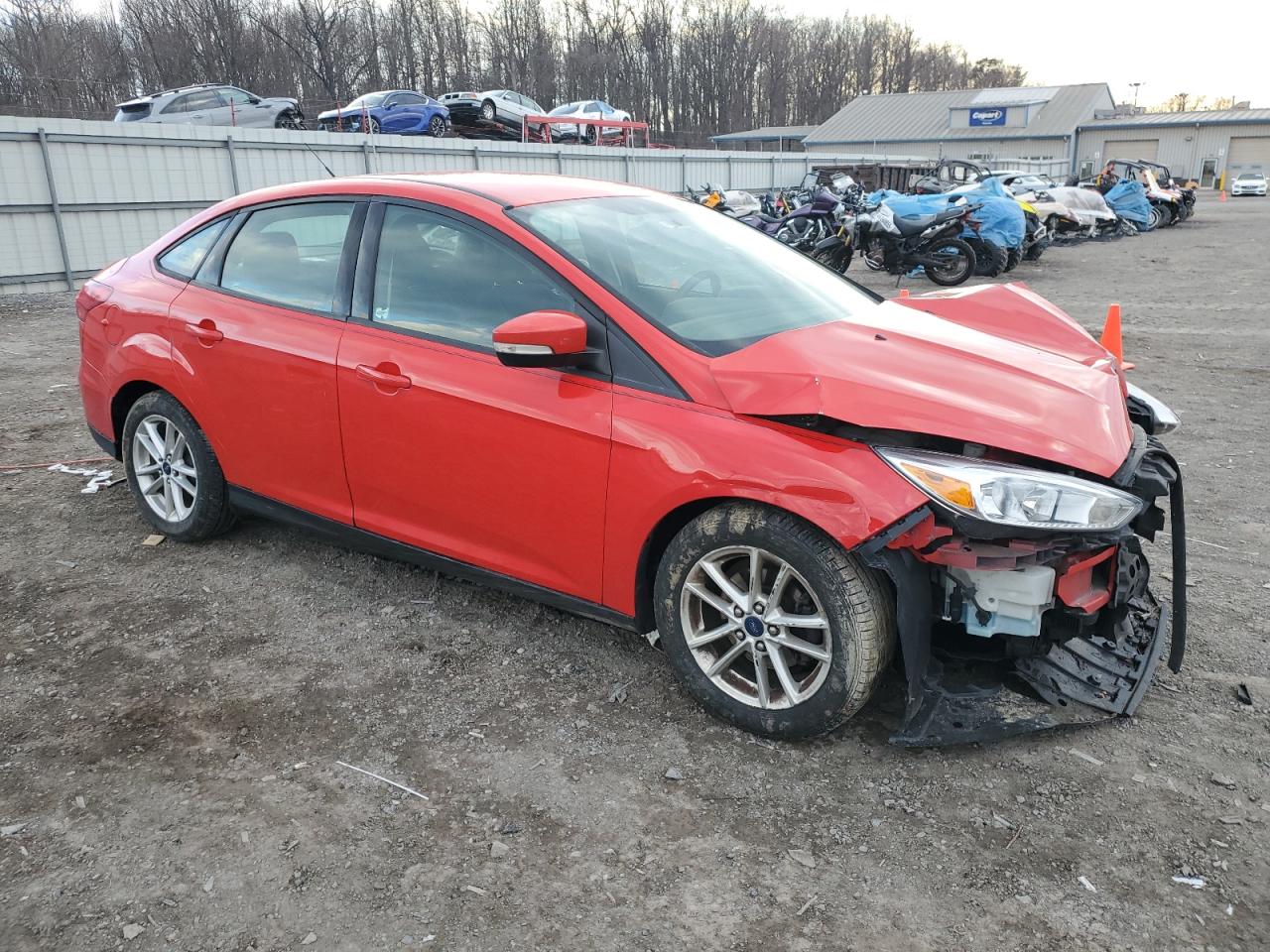 2016 Ford Focus VIN 1FADP3F28GL219861 Copart auction photo, front end damage thumbnail 4