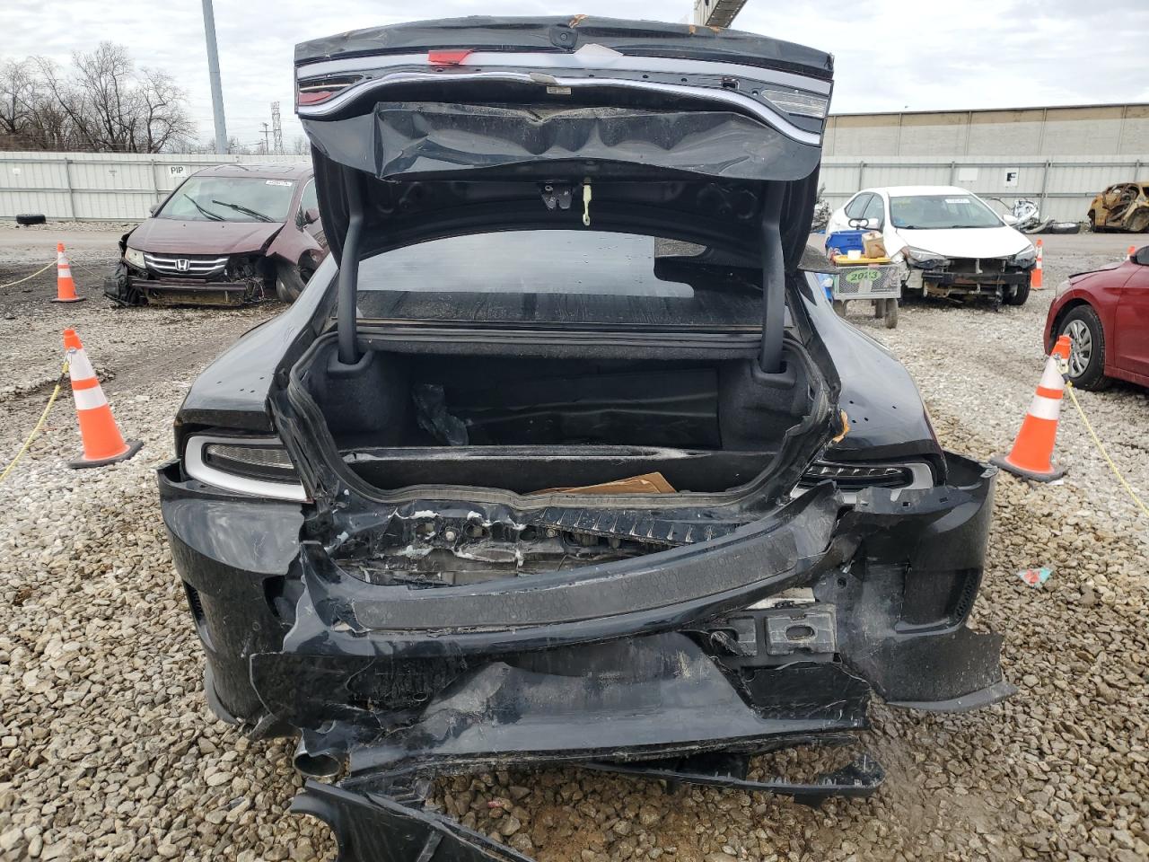 2018 Dodge Charger VIN 2C3CDXCT8JH153582 Copart auction photo, rear end damage thumbnail 6