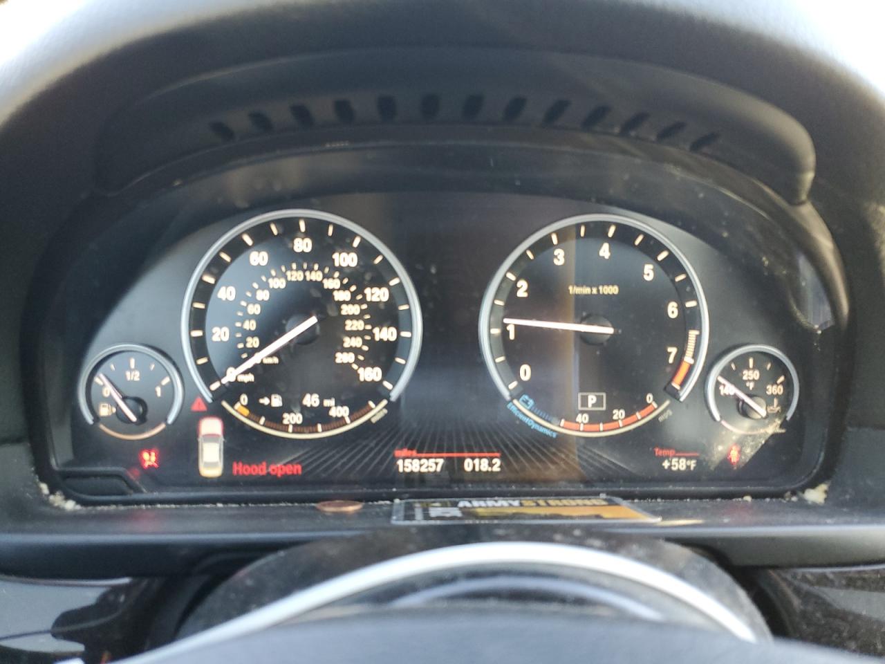 2015 BMW 5er VIN WBA5B1C55FD921514 Copart auction photo, front end damage thumbnail 9