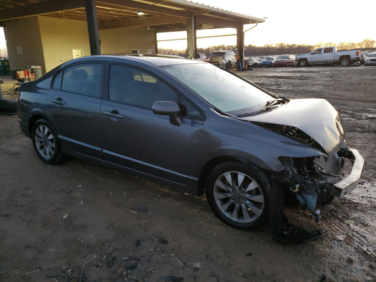 2009 Honda Civic VIN 1HGFA168X9L023082 Copart auction photo, front end damage thumbnail 4