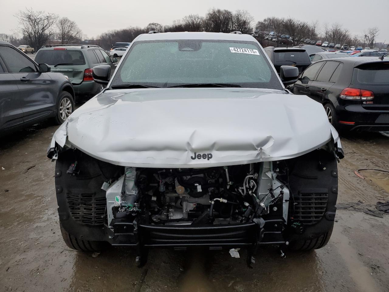 2021 Jeep Grand Cherokee VIN 1C4RJKAG6M8181849 Copart auction photo, front end damage thumbnail 5