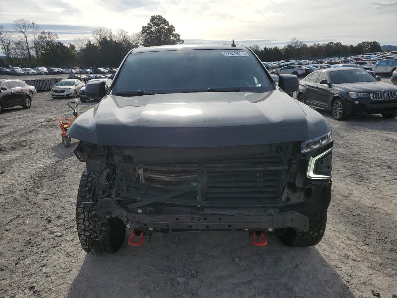2021 Chevrolet Tahoe VIN 1GNSKPKD3MR358519 Copart auction photo, front end damage thumbnail 5