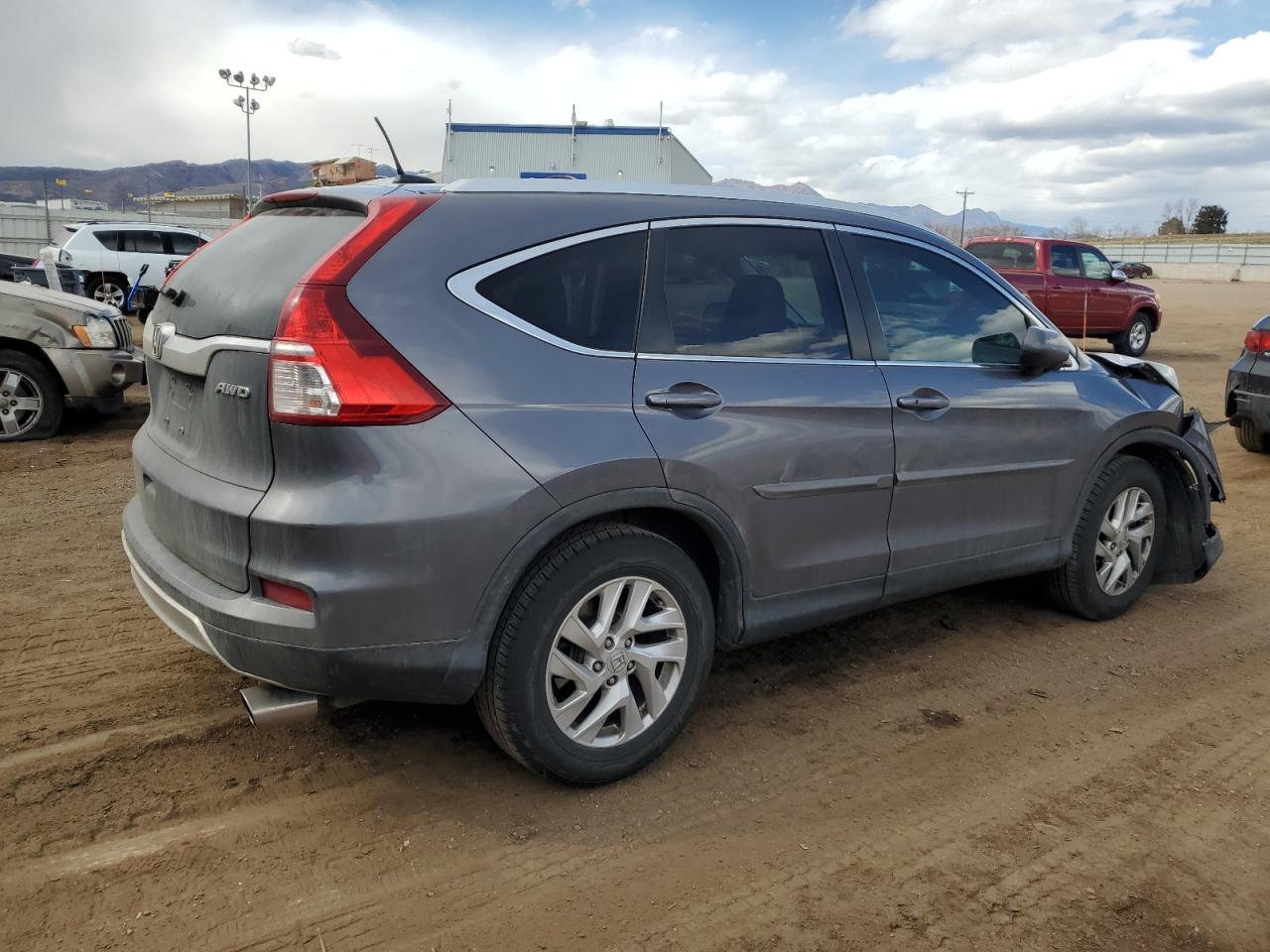 2016 Honda CR-V VIN 2HKRM4H77GH610544 Copart auction photo, front end damage thumbnail 3