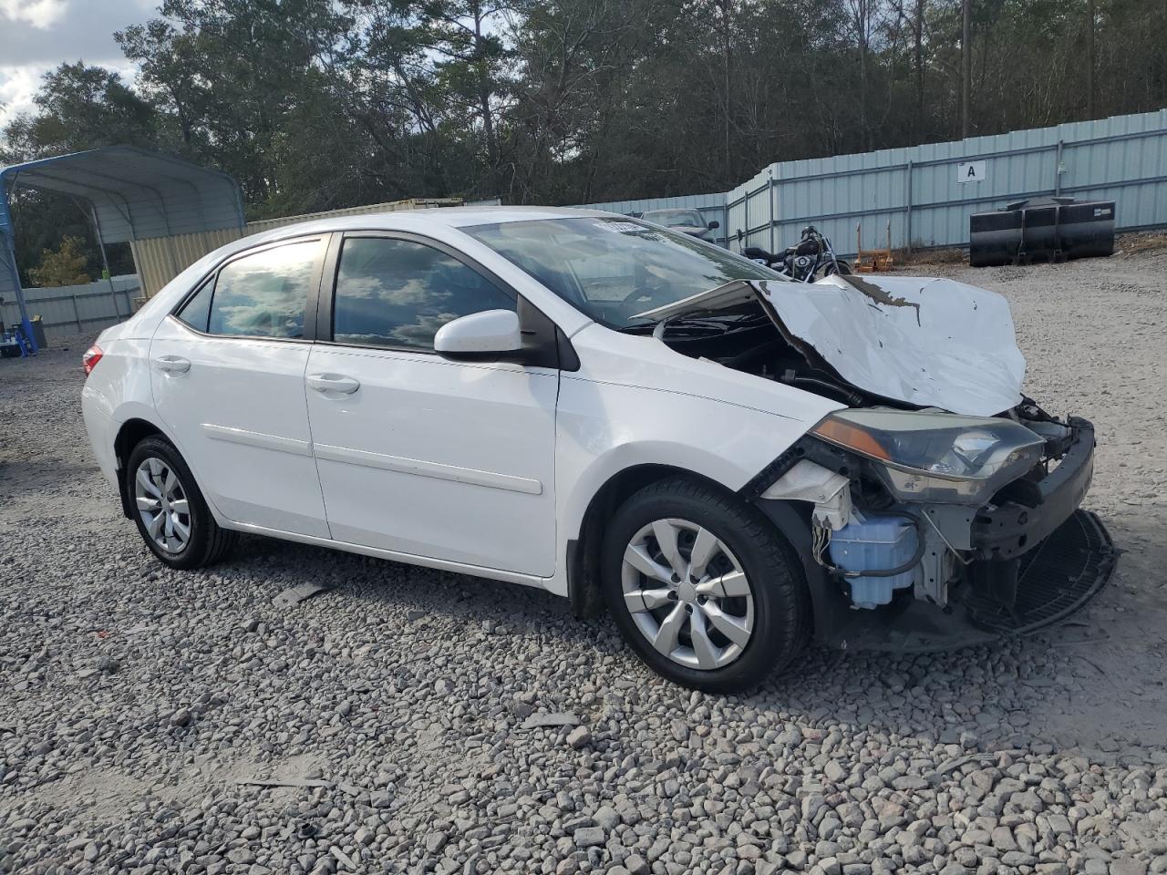 2014 Toyota Corolla VIN 2T1BURHE8EC196946 Copart auction photo, front end damage thumbnail 4