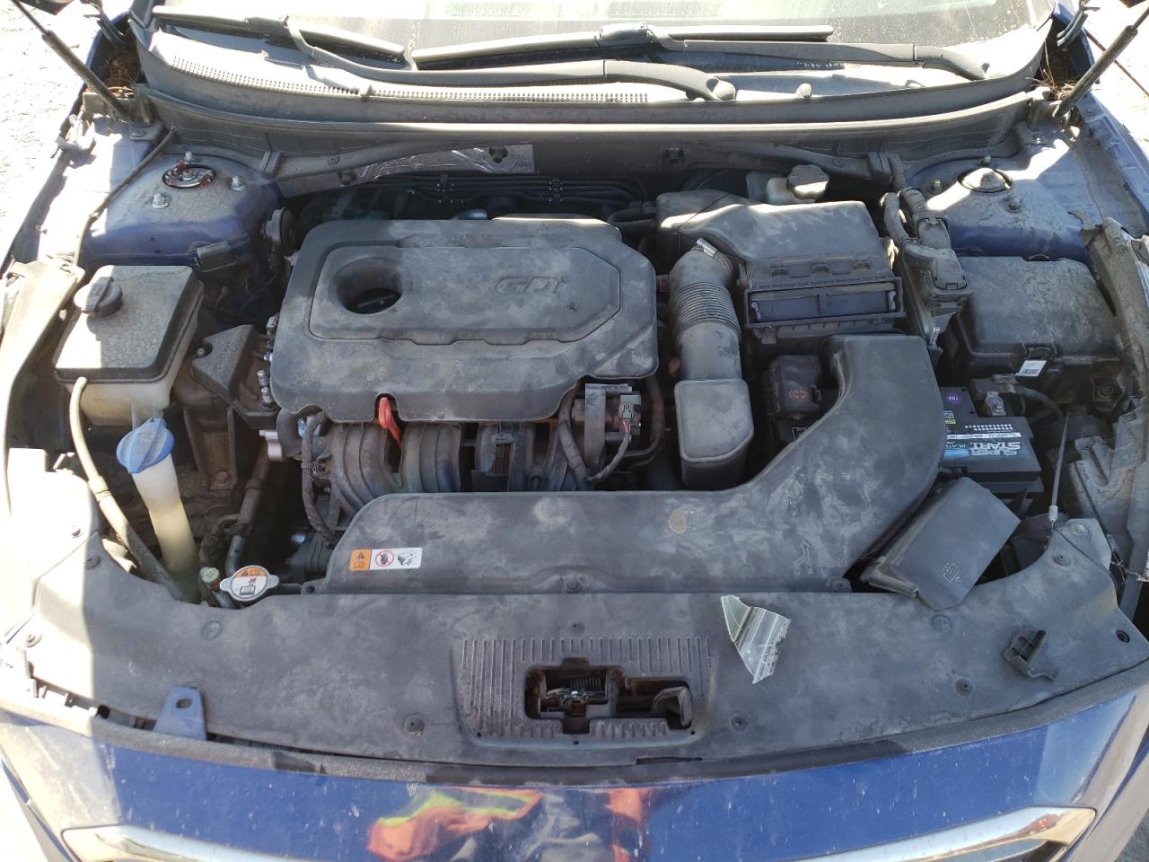 2015 Hyundai Sonata VIN 5NPE24AFXFH220199 Copart auction photo, front end damage thumbnail 11