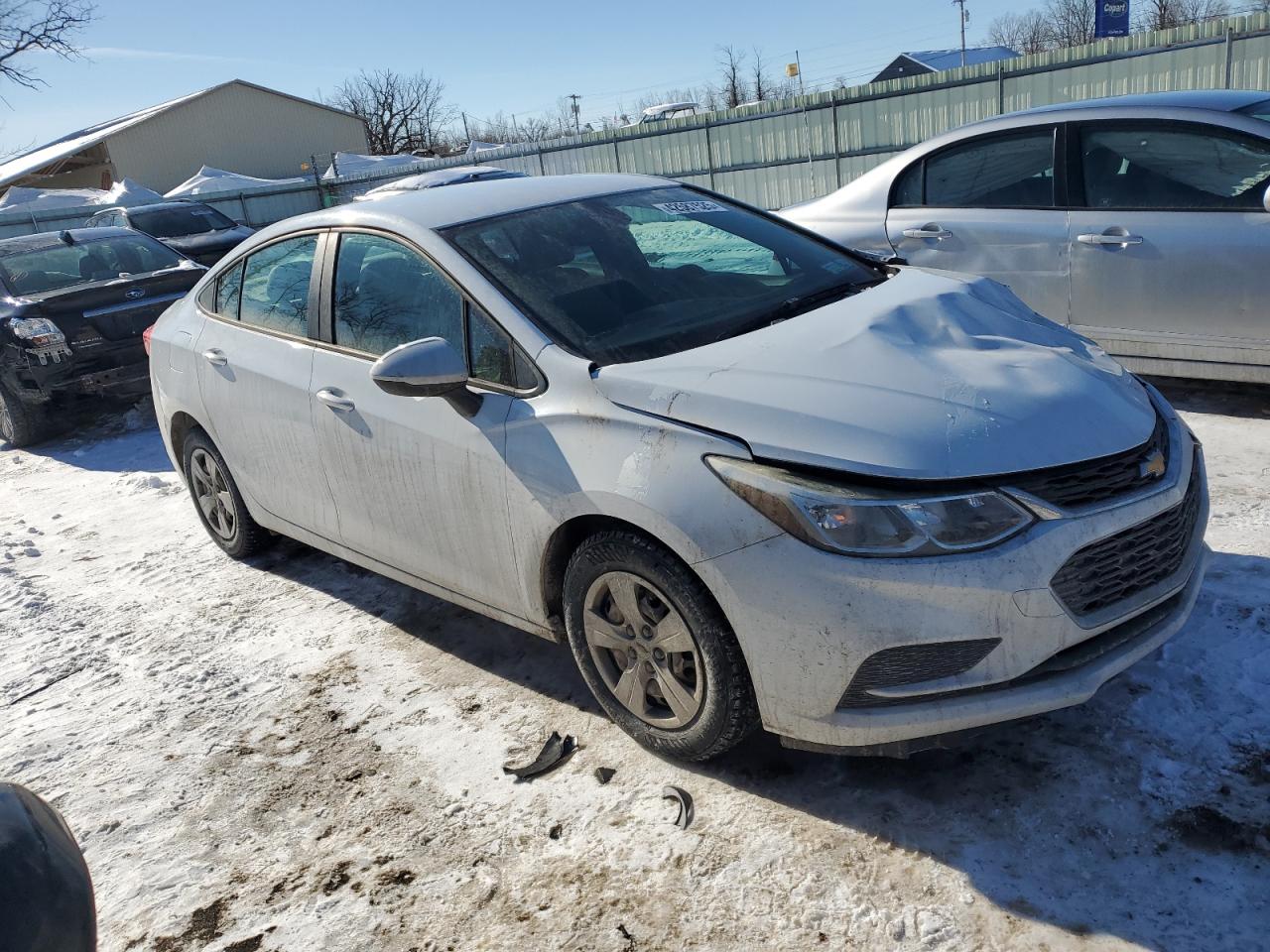 2018 Chevrolet Cruze VIN 1G1BC5SM8J7136486 Copart auction photo, front end damage thumbnail 4