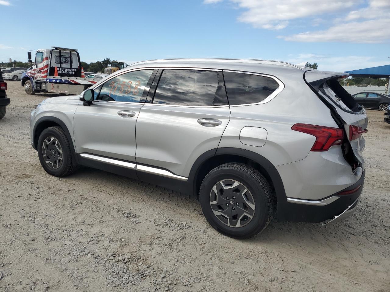 2022 Hyundai Santa Fe VIN KM8S2DA14NU044600 Copart auction photo, all over damage thumbnail 2