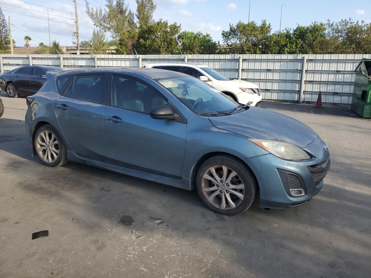 2010 Mazda 3 VIN JM1BL1H51A1316590 Copart auction photo, mechanical damage thumbnail 4