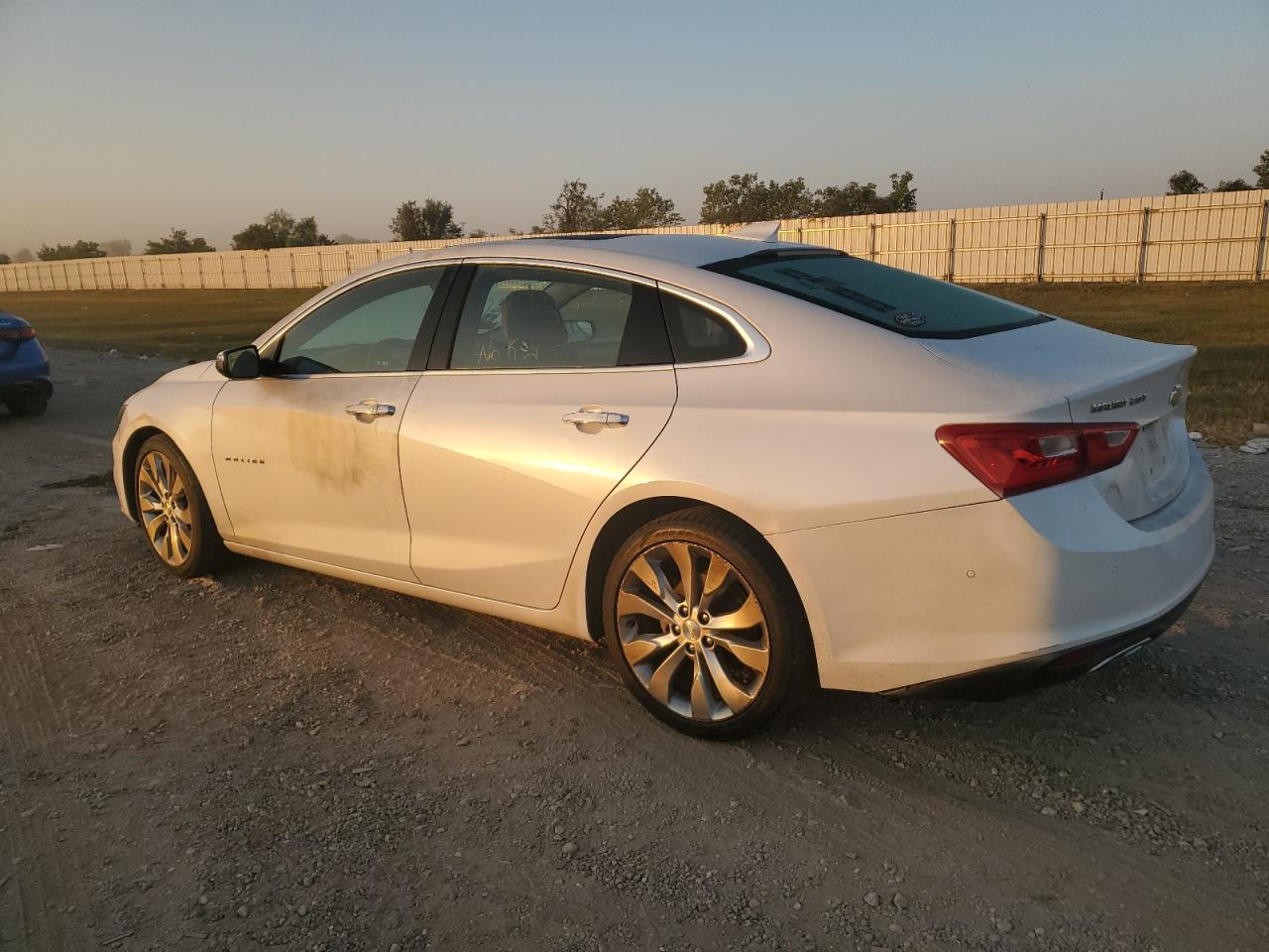 2017 Chevrolet Malibu VIN 1G1ZH5SX7HF247119 Copart auction photo, side / front end damage thumbnail 2