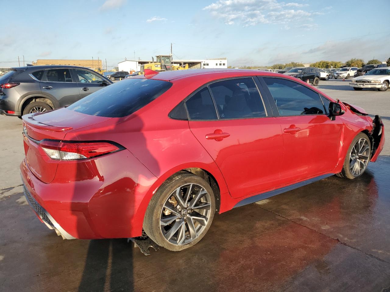 2020 Toyota Corolla VIN 5YFS4RCE3LP015014 Copart auction photo, front end damage thumbnail 3